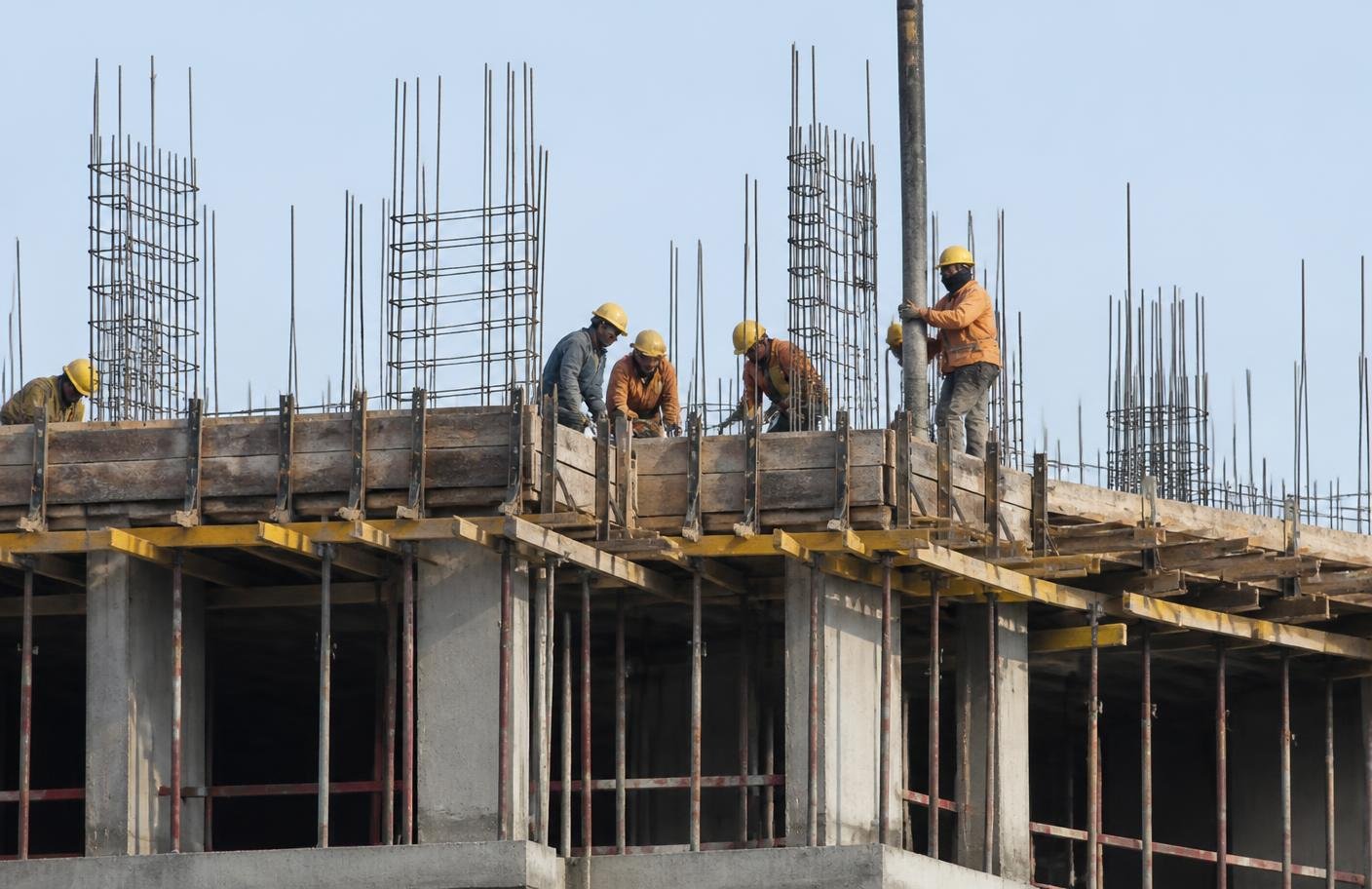 Narrow field of view construction site reference